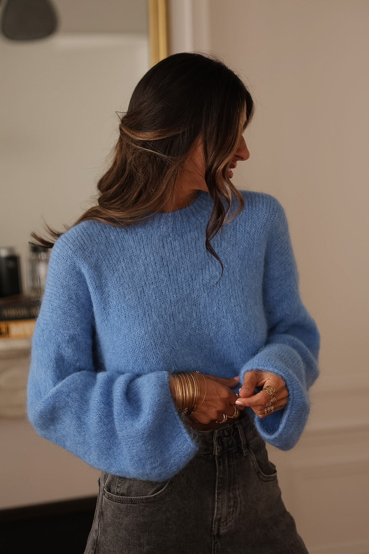 Pull Zadie bleu