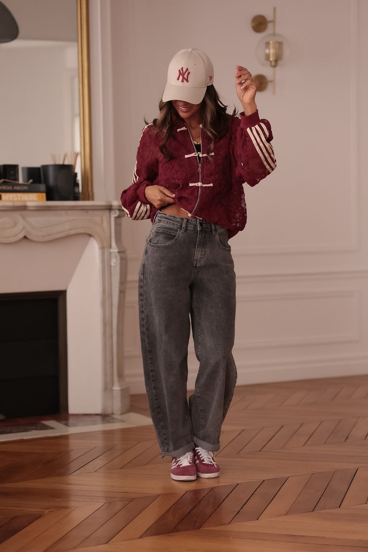 Veste Silo bordeaux