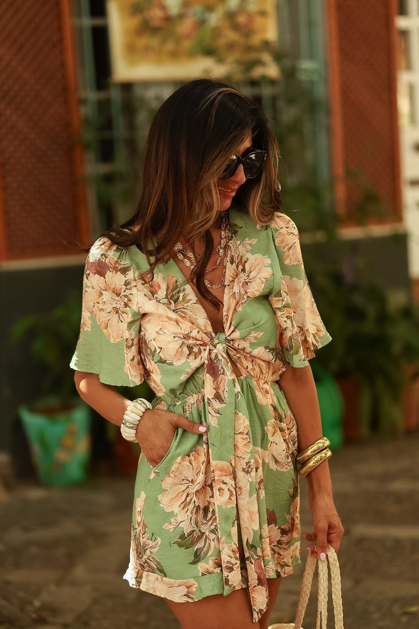 Combi-short Kate verte