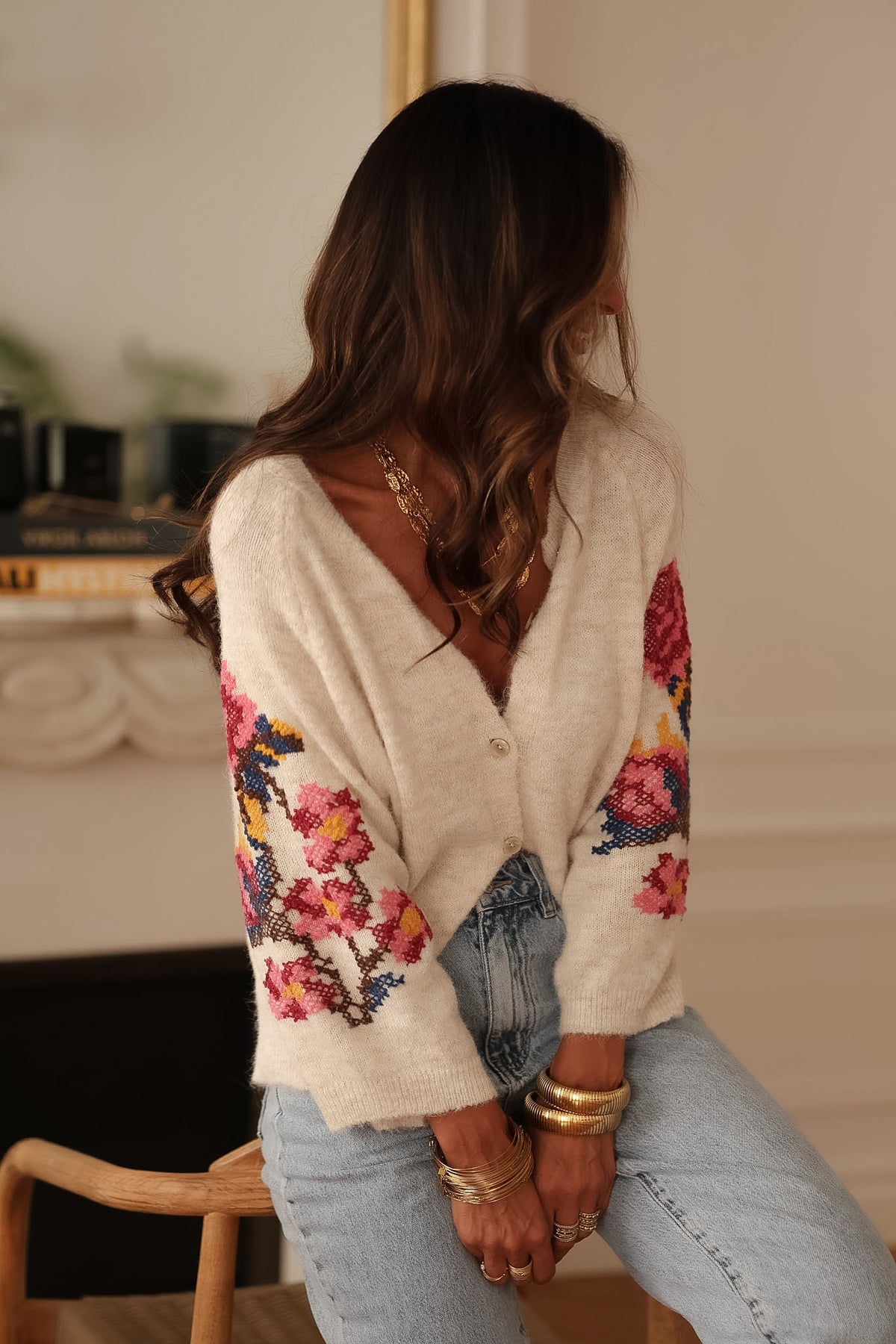 Gilet Mylane brodé