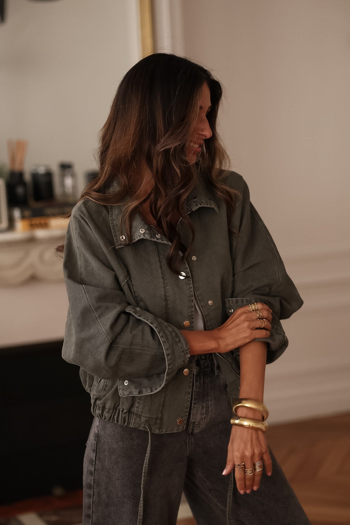 Veste Melly verte