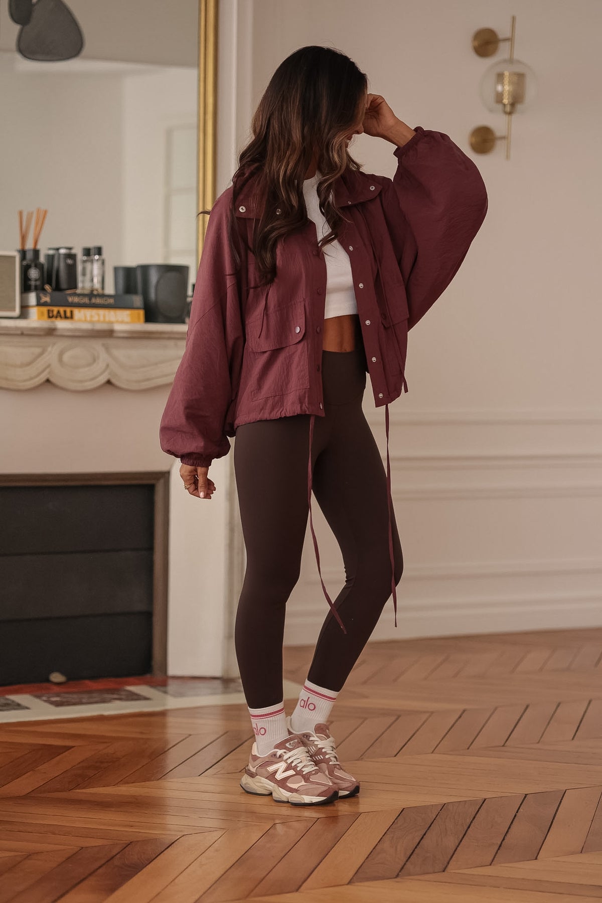 Veste Wily bordeaux
