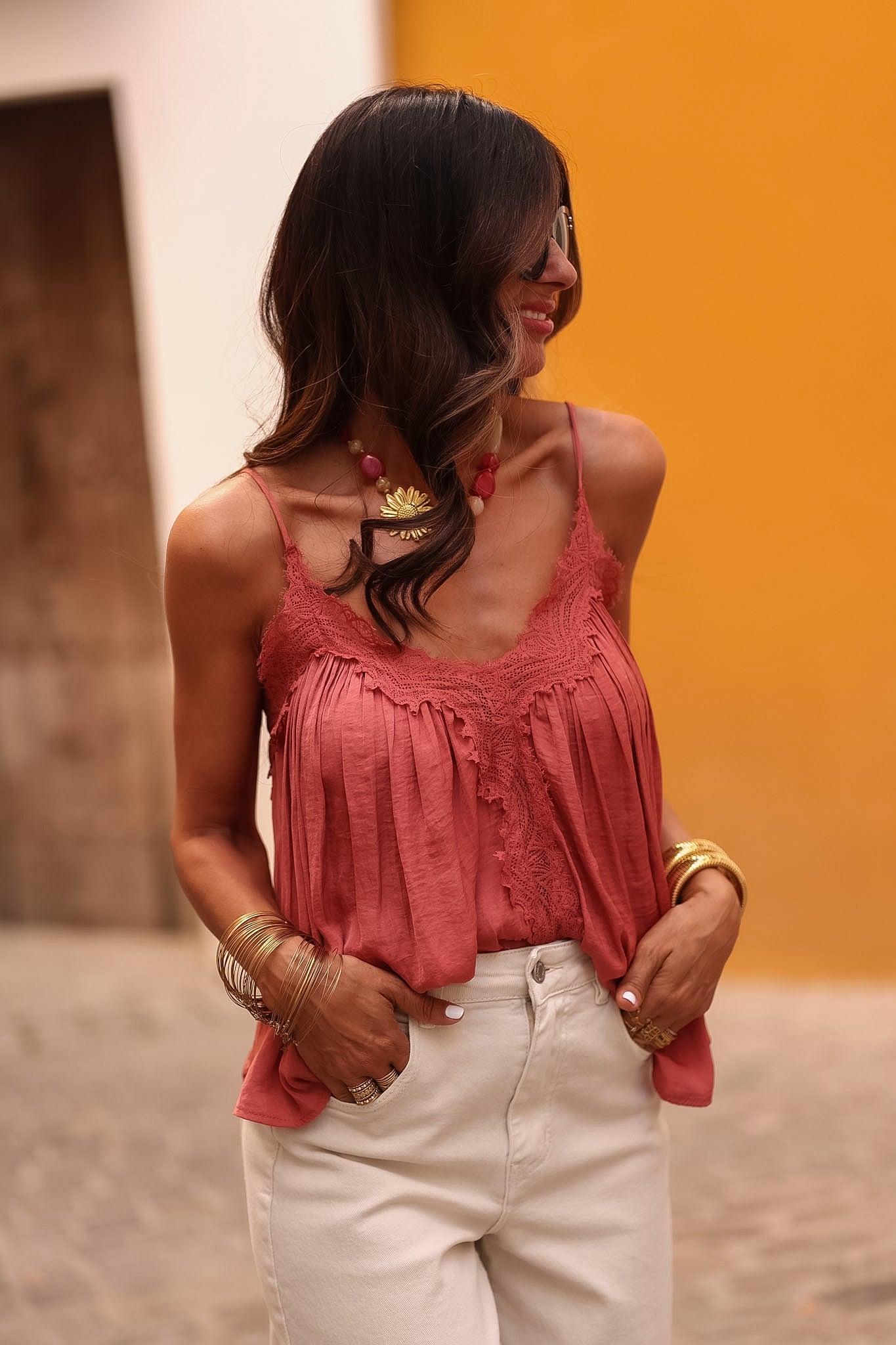 Top Jill terracotta