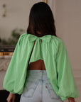 Blouse Oxana vert anis