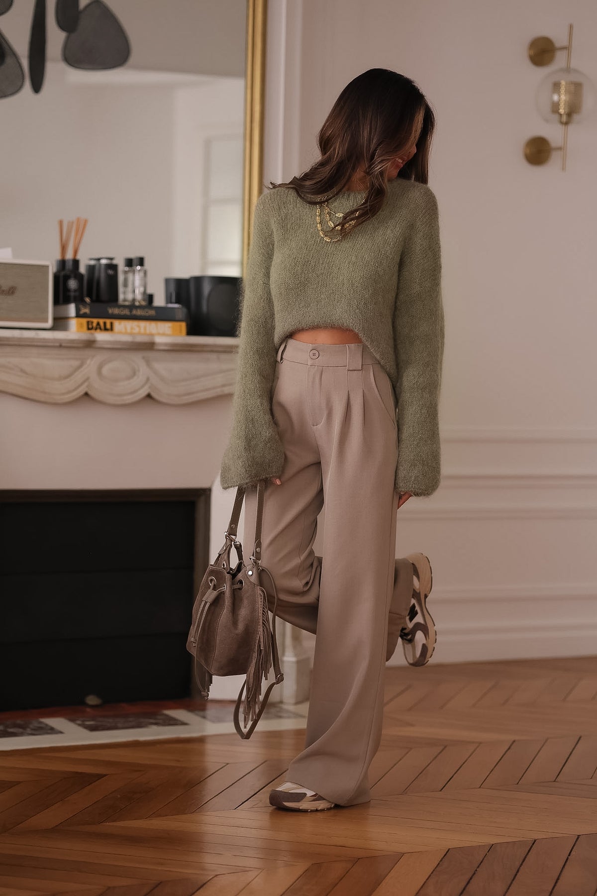 Pantalon Eddie beige