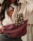 Polaire Alix bi-couleur rose