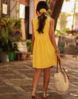 Robe Anja jaune