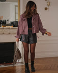 Veste Suki prune