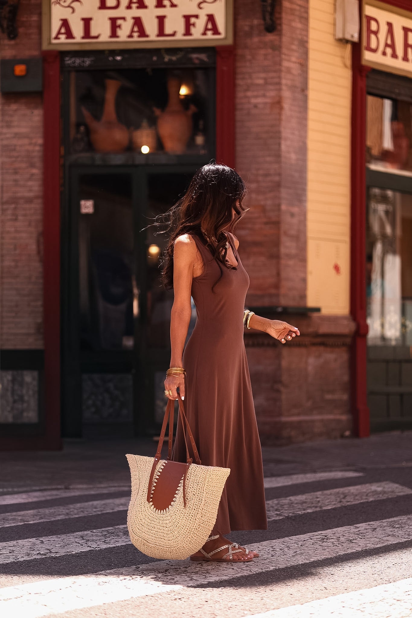 Robe Tessa choco