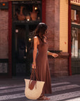 Robe Tessa choco