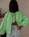 Blouse Oxana vert anis