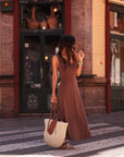 Robe Tessa choco
