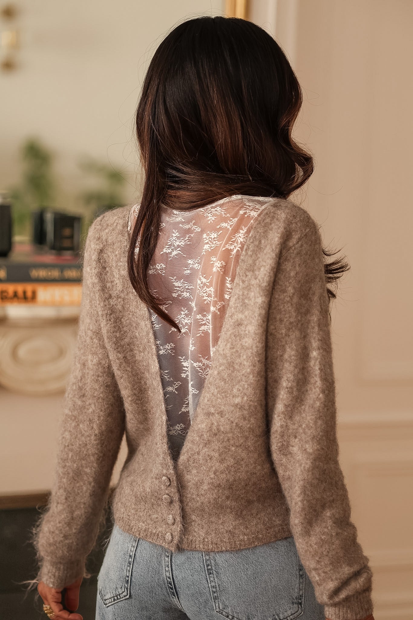 Pull Cameron taupe