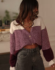 Gilet Wendy aubergine