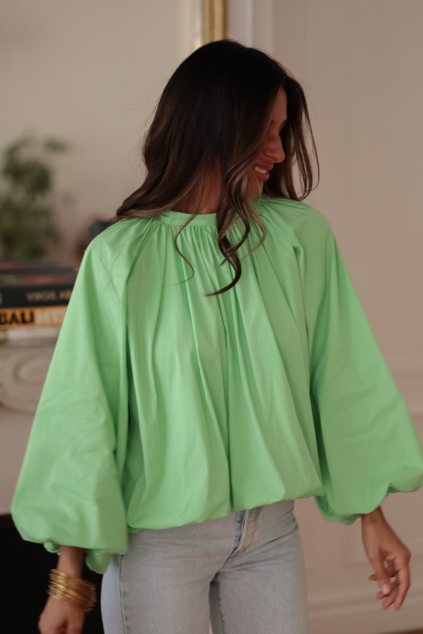 Blouse Oxana vert anis
