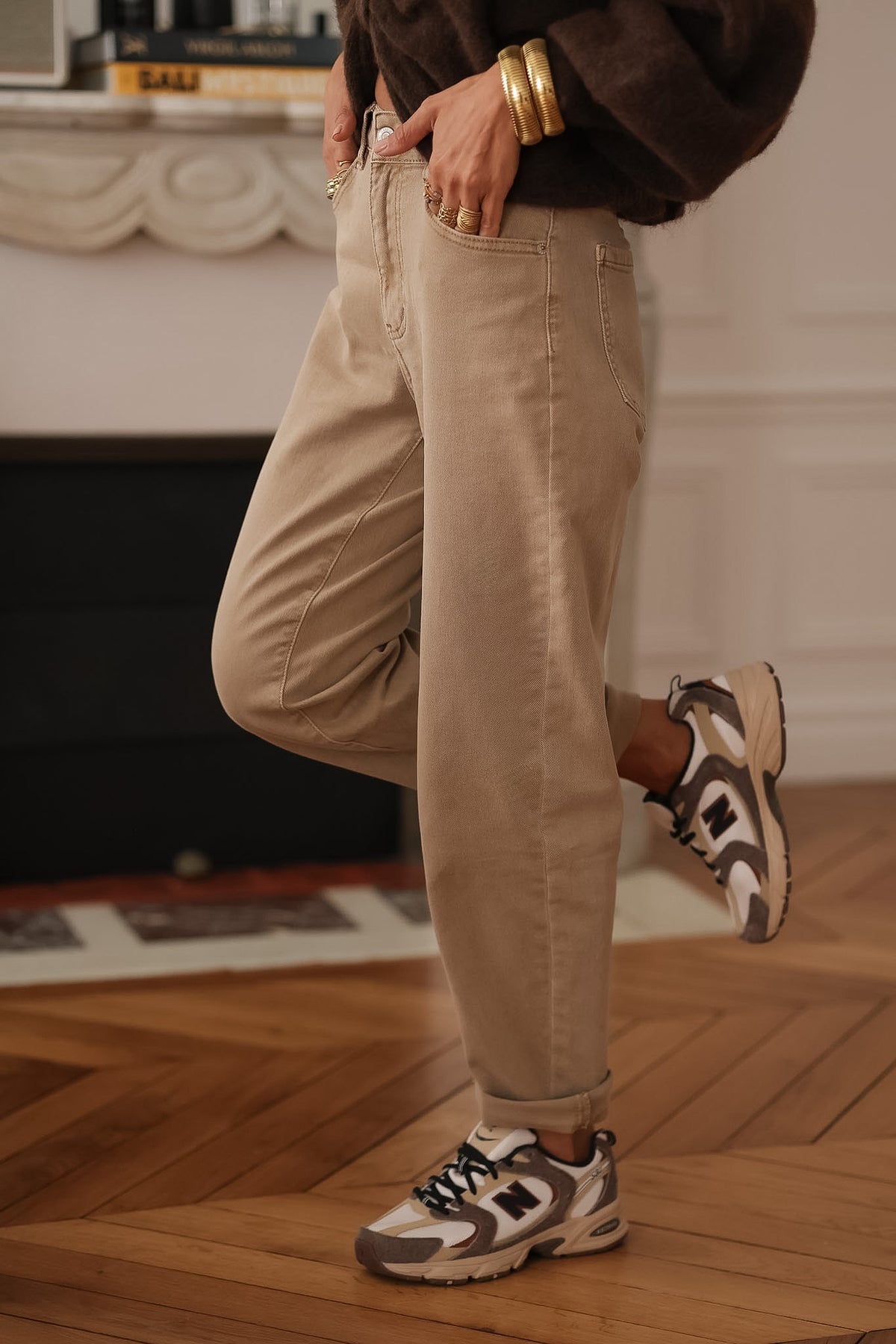 Jean Octave beige foncé