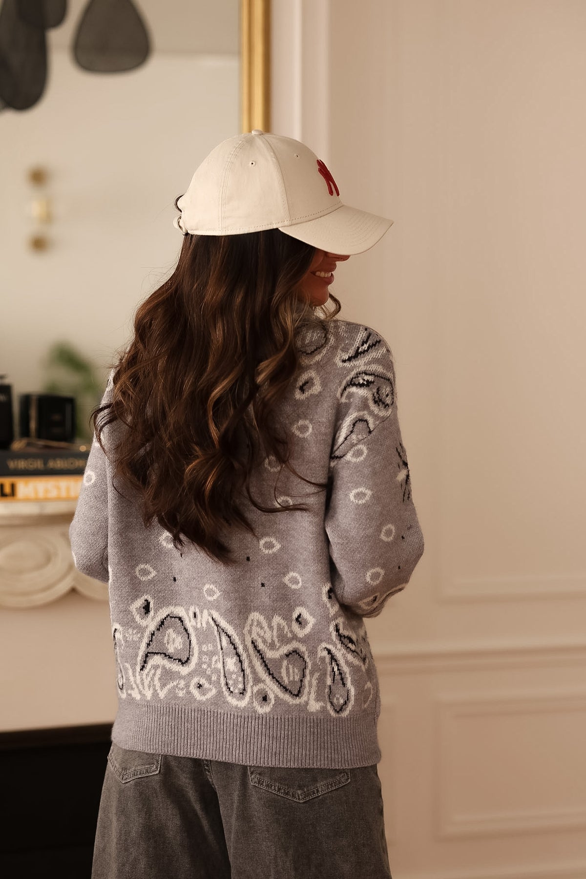 Gilet Bandana gris
