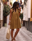 Robe Anja vert olive