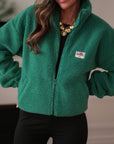 Veste polaire Johane vert