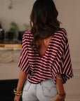 Tee-shirt Nell bordeaux