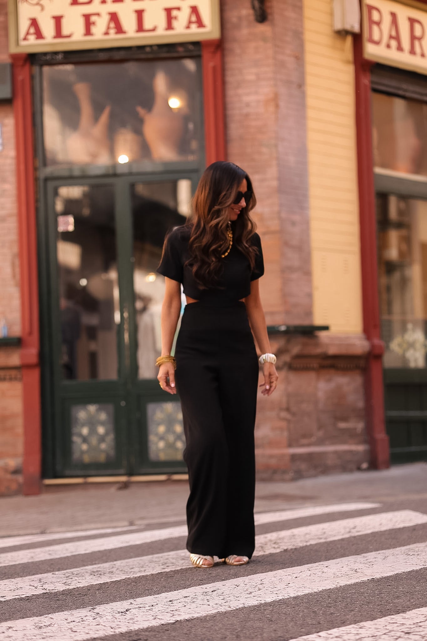 Combi-pantalon Ysé noire (PRÉCOMMANDE)