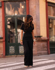 Combi-pantalon Ysé noire (PRÉCOMMANDE)