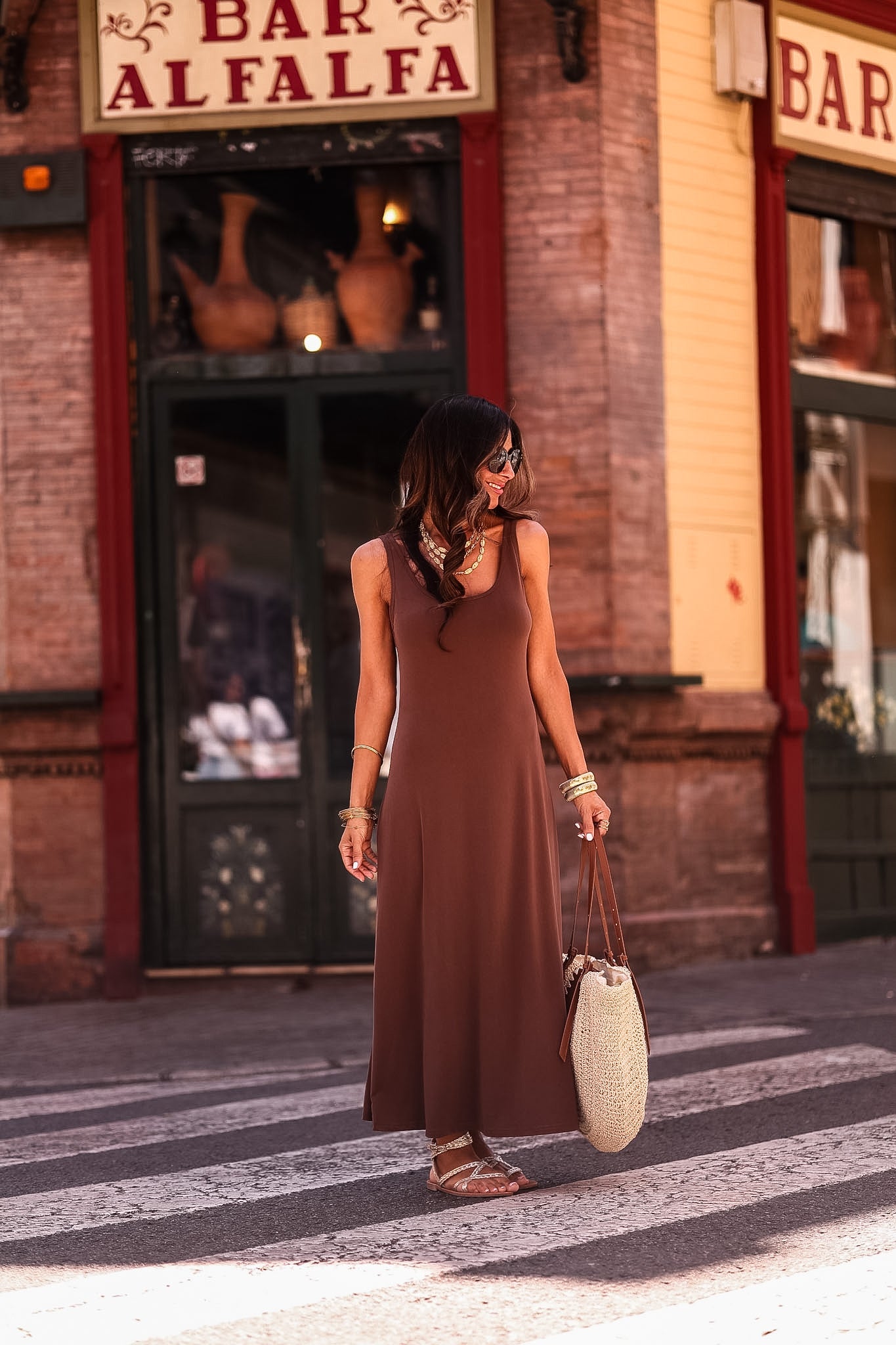 Robe Tessa choco