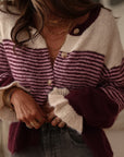 Gilet Wendy aubergine