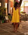 Robe Anja jaune