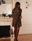 Robe Uma léopard