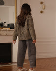Veste Nélie matelassée leopard