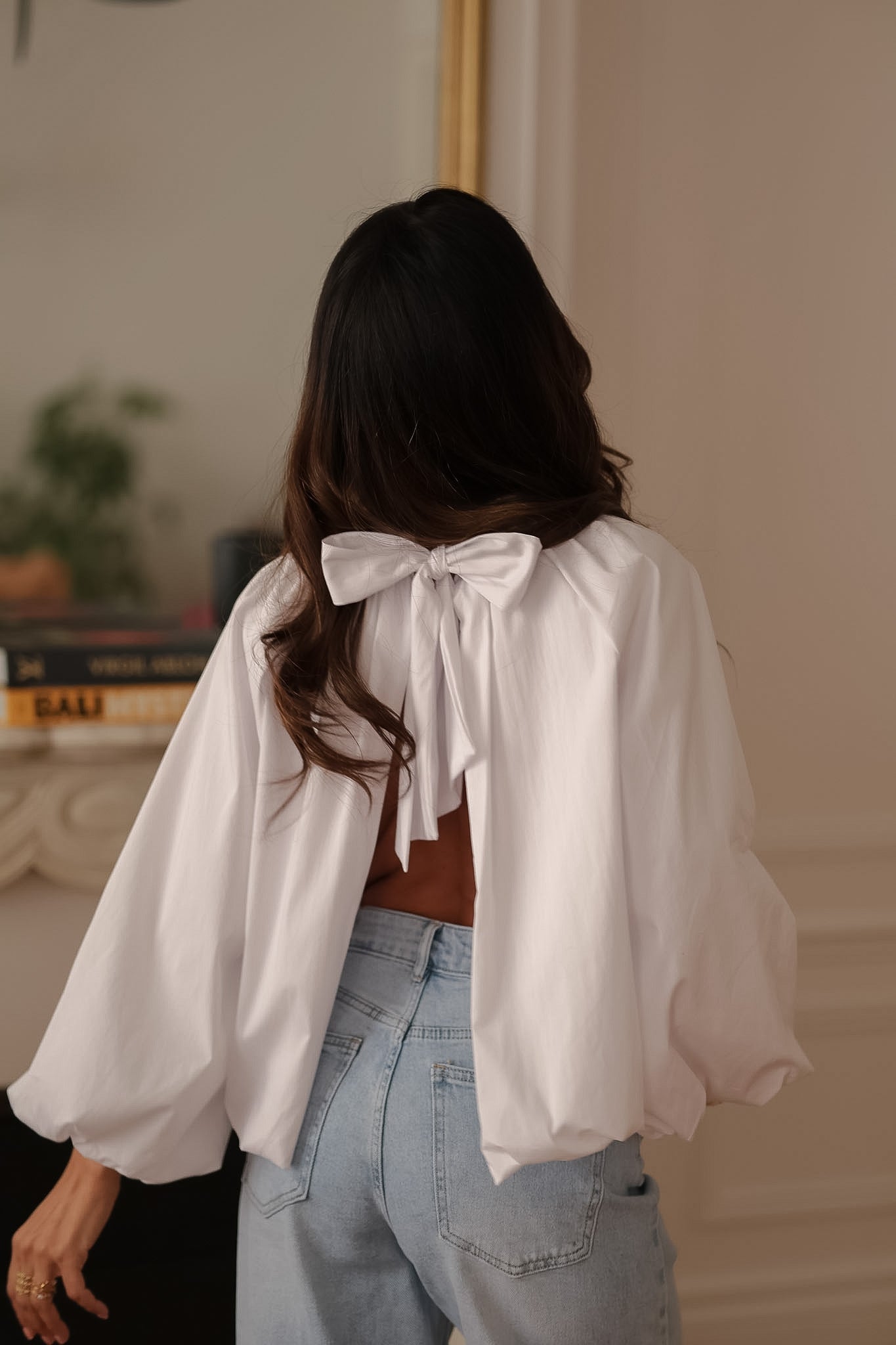 Blouse Oxana blanche