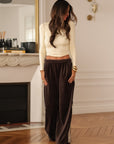 Jogging Joy velours marron