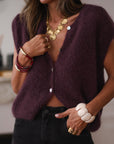 Gilet sans manches Noa prune
