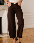 Jean balloon Riven marron