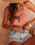 Top Palmyre terracotta rosé lurex