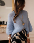 Pull Émera bleu ciel