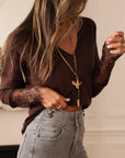 Pull Salomé choco