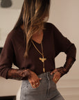 Pull Salomé choco