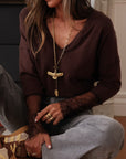 Pull Salomé choco