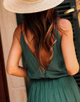 Robe Séréna vert canard