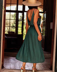 Robe Séréna vert canard