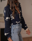 Blouse Ava bleu marine