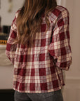 Blouse Célia à carreaux