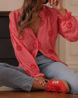 Blouse Erika rouge
