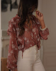 Blouse Séna terracotta