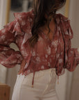 Blouse Séna terracotta