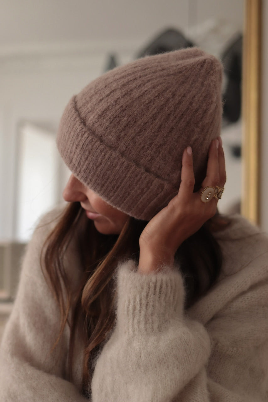 Bonnet Frida taupe