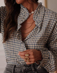 Chemise Gloria bleue
