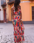 Combi-pantalon Maribel fleurs
